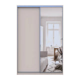 Шкаф-купе Doros Сити Лайт Кашемир 1 ДСП/1 зеркало 150х60х225 (80736353)