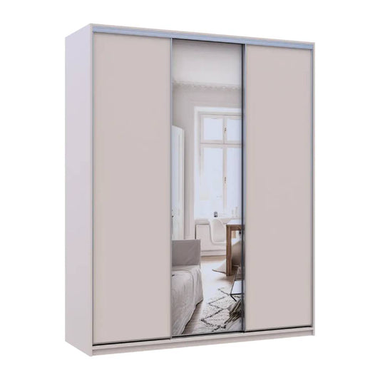 Шкаф-купе Doros Сити Лайт Кашемир 2 ДСП/1 зеркало 180х60х225 (80736371)