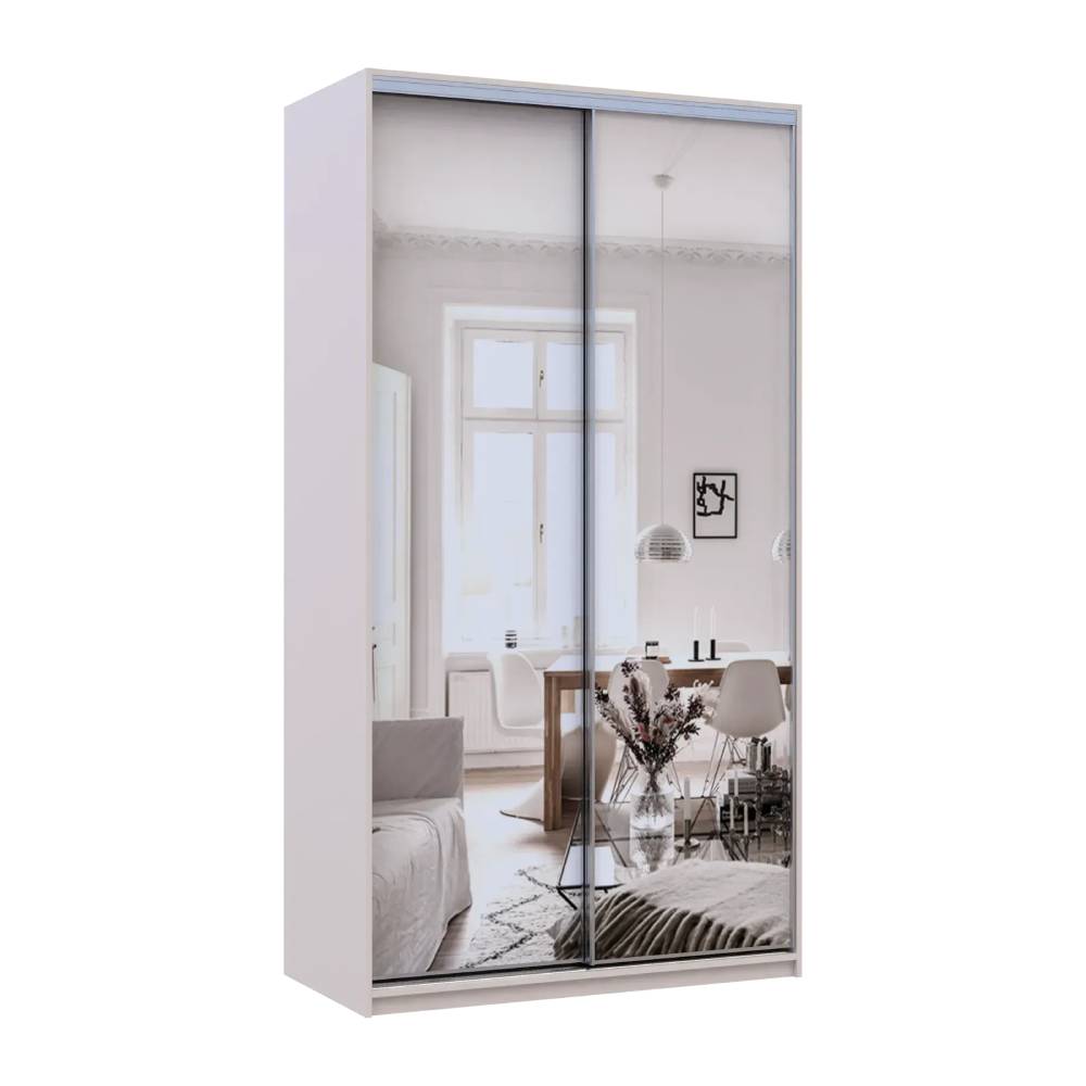 Шкаф-купе Doros Сити Лайт Кашемир 2 зеркала 120х60х225 (80736341)