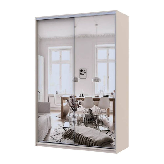 Шкаф-купе Doros Сити Лайт Кашемир 2 зеркала 150х60х225 (80736359)