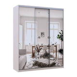 Шкаф-купе Doros Сити Лайт Кашемир 3 зеркала 180х60х225 (80736374)