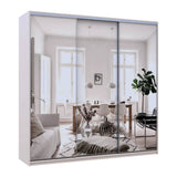 Шкаф-купе Doros Сити Лайт Кашемир 3 зеркала 225х60х225 (DRS-011811)