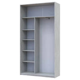 Шкаф купе Doros Сити Лайт Сосна Натти 1 ДСП / 1 зеркало 120х45х225 (DRS-011956)