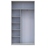 Шкаф купе Doros Сити Лайт Сосна Натти 1 ДСП / 1 зеркало 120х45х225 (DRS-011956)