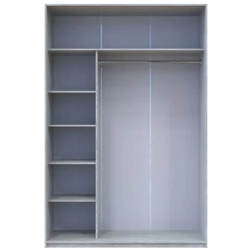 Шкаф купе Doros Сити Лайт Сосна Натти 1 ДСП / 1 зеркало 150х60х225 (DRS-011965)