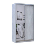 Шкаф купе Doros Сити Лайт Сосна Натти 1 ДСП / 1 зеркало 120х60х225 (DRS-011959)