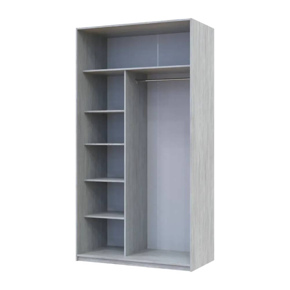 Шкаф купе Doros Сити Лайт Сосна Натти 2 Зеркала 120х60х225 (DRS-011960)