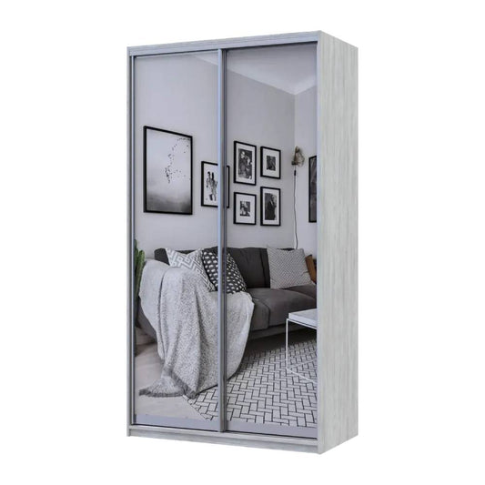 Шкаф купе Doros Сити Лайт Сосна Натти 2 Зеркала 120х45х225 (DRS-011957)