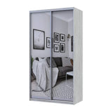 Шкаф купе Doros Сити Лайт Сосна Натти 2 Зеркала 120х45х225 (DRS-011957)