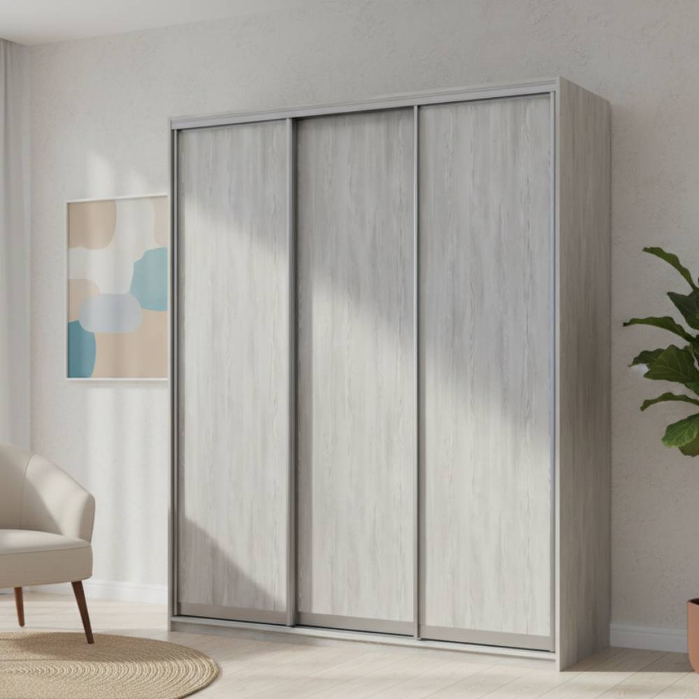 Шкаф купе Doros Сити Лайт Сосна Натти 3 ДСП 225х60х225 (DRS-011975)