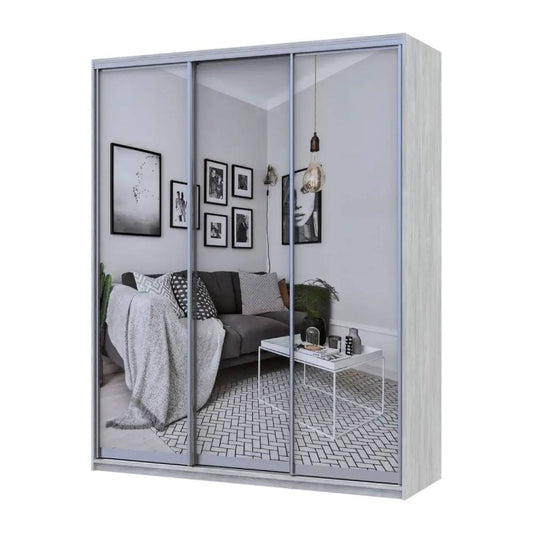 Шкаф купе Doros Сити Лайт Сосна Натти 3 Зеркала 180х60х225 (DRS-011970)