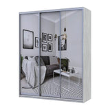 Шкаф купе Doros Сити Лайт Сосна Натти 3 Зеркала 180х60х225 (DRS-011970)