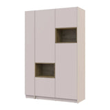 Шкаф для одежды с нишей и этажеркой Doros Дейл Кашемир/Дуб Артизан 2 ДСП 143.2х52х220 DRS-011724 (44900336)