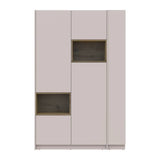 Шкаф для одежды с нишей и этажеркой Doros Дейл Кашемир/Дуб Артизан 2 ДСП 143.2х52х220 DRS-011724 (44900336)