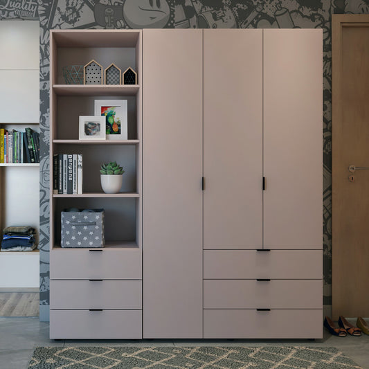 Шкаф для одежды Doros Гелар Кашемир 3ДСП с пеналом 176.2х49.5х203.4 (DRS-011922)