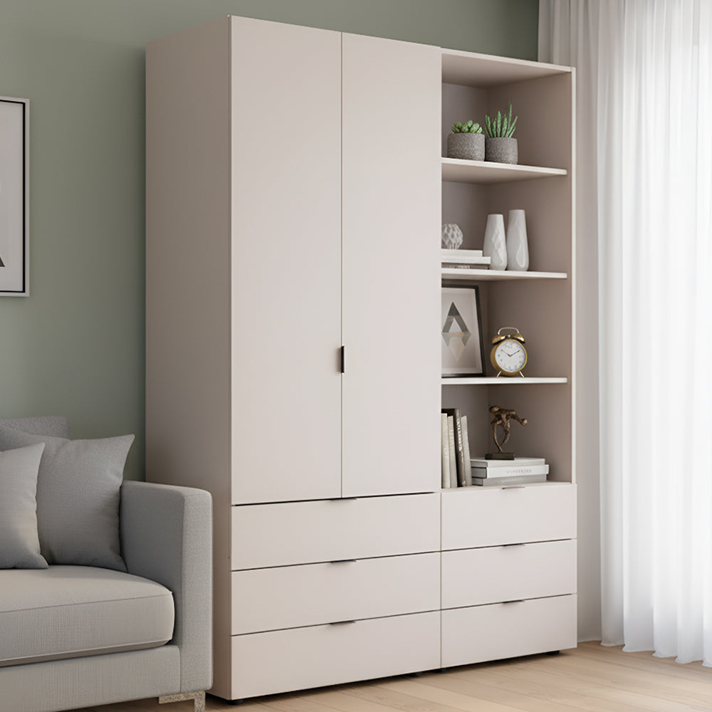 Шкаф для одежды Doros Гелар Кашемир 2ДСП с пеналом 137.5х49.5х203.4 (DRS-011914)