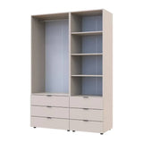 Шкаф для одежды Doros Гелар Кашемир 2ДСП с пеналом 137.5х49.5х203.4 (DRS-011914)