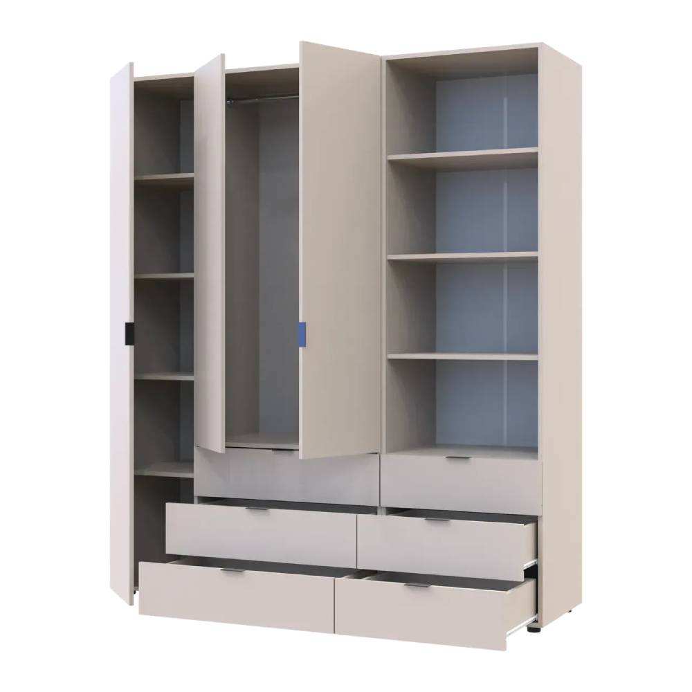 Шкаф для одежды Doros Гелар Кашемир 3ДСП с пеналом 176.2х49.5х203.4 (DRS-011922)