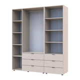 Шкаф для одежды Doros Гелар Кашемир 3ДСП с пеналом 176.2х49.5х203.4 (DRS-011922)