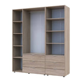 Шкаф для одежды Doros Гелар Дуб сонома 3ДСП с пеналом 176.2х49.5х203.4 (DRS-011921)