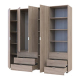 Шкаф для одежды Doros Гелар Дуб сонома 4ДСП с пеналом 215х49.5х203.4 (DRS-011929)