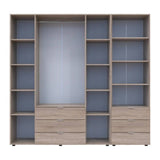 Шкаф для одежды Doros Гелар Дуб сонома 4ДСП с пеналом 215х49.5х203.4 (DRS-011929)