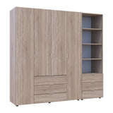 Шкаф для одежды Doros Гелар Дуб сонома 4ДСП с пеналом 215х49.5х203.4 (DRS-011929)