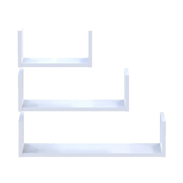 Комплект полок Doros Фил Белый 3 шт. 30/45/60х15х15 DRS-011644