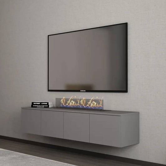 Тумба под ТВ Doros Левия Графит 4Д 160х35х33 см