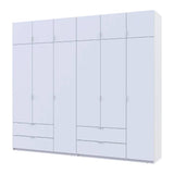 Шкаф для одежды Doros Лукас Белый 3+3 ДСП 270х50х240 DRS-011685 (42005114)