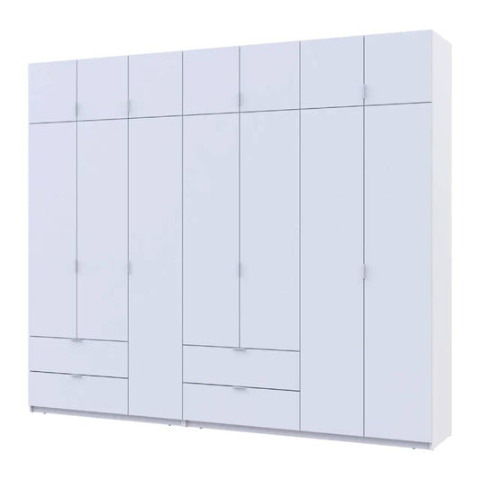 Шкаф для одежды Doros Лукас Белый 3+4 ДСП 280х50х240 DRS-011686 (42005118)