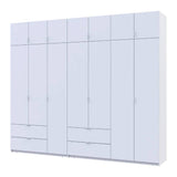 Шкаф для одежды Doros Лукас Белый 3+4 ДСП 280х50х240 DRS-011686 (42005118)