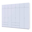 Шкаф для одежды Doros Лукас Белый 3+4 ДСП 300х50х240 DRS-011688 (42005130)