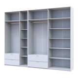 Шкаф для одежды Doros Лукас Белый 3+4 ДСП 300х50х240 DRS-011688 (42005130)