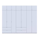 Шкаф для одежды Doros Лукас Белый 3+4 ДСП 300х50х240 DRS-011688 (42005130)