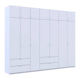 Шкаф для одежды Doros Лукас Белый 3+4 ДСП 300х50х240 DRS-011688 (42005130)