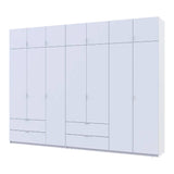 Шкаф для одежды Doros Лукас Белый 3+4 ДСП 315х50х240 DRS-011689 (42005134)