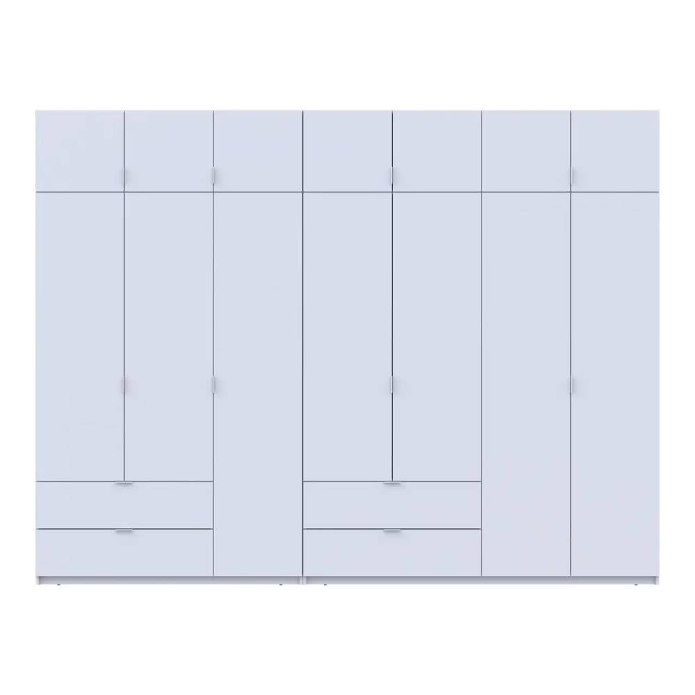 Шкаф для одежды Doros Лукас Белый 3+4 ДСП 315х50х240 DRS-011689 (42005134)