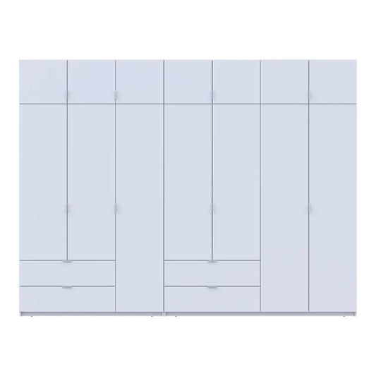 Шкаф для одежды Doros Лукас Белый 3+4 ДСП 315х50х240 DRS-011689 (42005134)