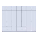 Шкаф для одежды Doros Лукас Белый 3+4 ДСП 315х50х240 DRS-011689 (42005134)