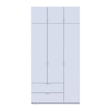 Шкаф для одежды Doros Лукас Белый 3ДСП 120х50х240 DRS-011649 (80737796)