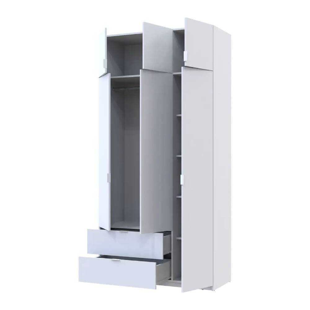 Шкаф для одежды Doros Лукас Белый 3ДСП 120х50х240 DRS-011649 (80737796)