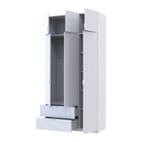 Шкаф для одежды Doros Лукас Белый 3ДСП 120х50х240 DRS-011649 (80737796)