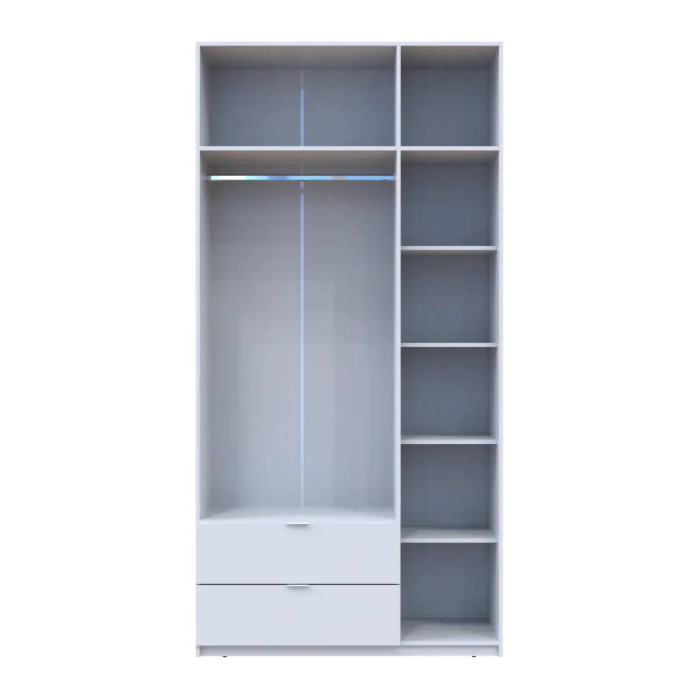 Шкаф для одежды Doros Лукас Белый 3ДСП 120х50х240 DRS-011649 (80737796)