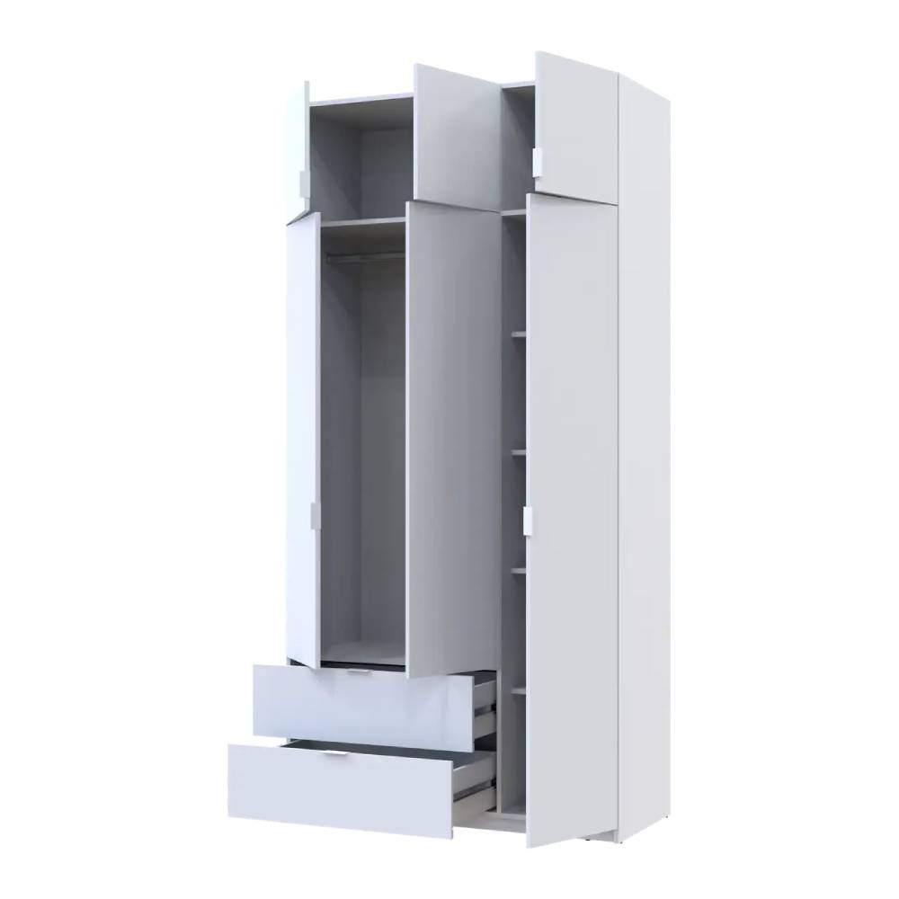 Шкаф для одежды Doros Лукас Белый 3ДСП 120х50х240 DRS-011649 (80737796)