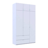 Шкаф для одежды Doros Лукас Белый 3ДСП 135х50х240 DRS-011652 (80737800)