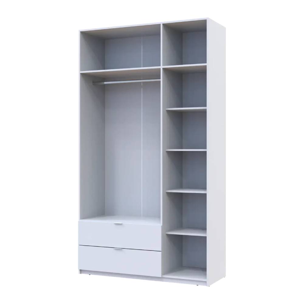 Шкаф для одежды Doros Лукас Белый 3ДСП 135х50х240 DRS-011652 (80737800)