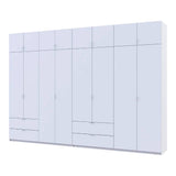 Шкаф для одежды Doros Лукас Белый 4+4 ДСП 340х50х240 DRS-011691 (42005138)