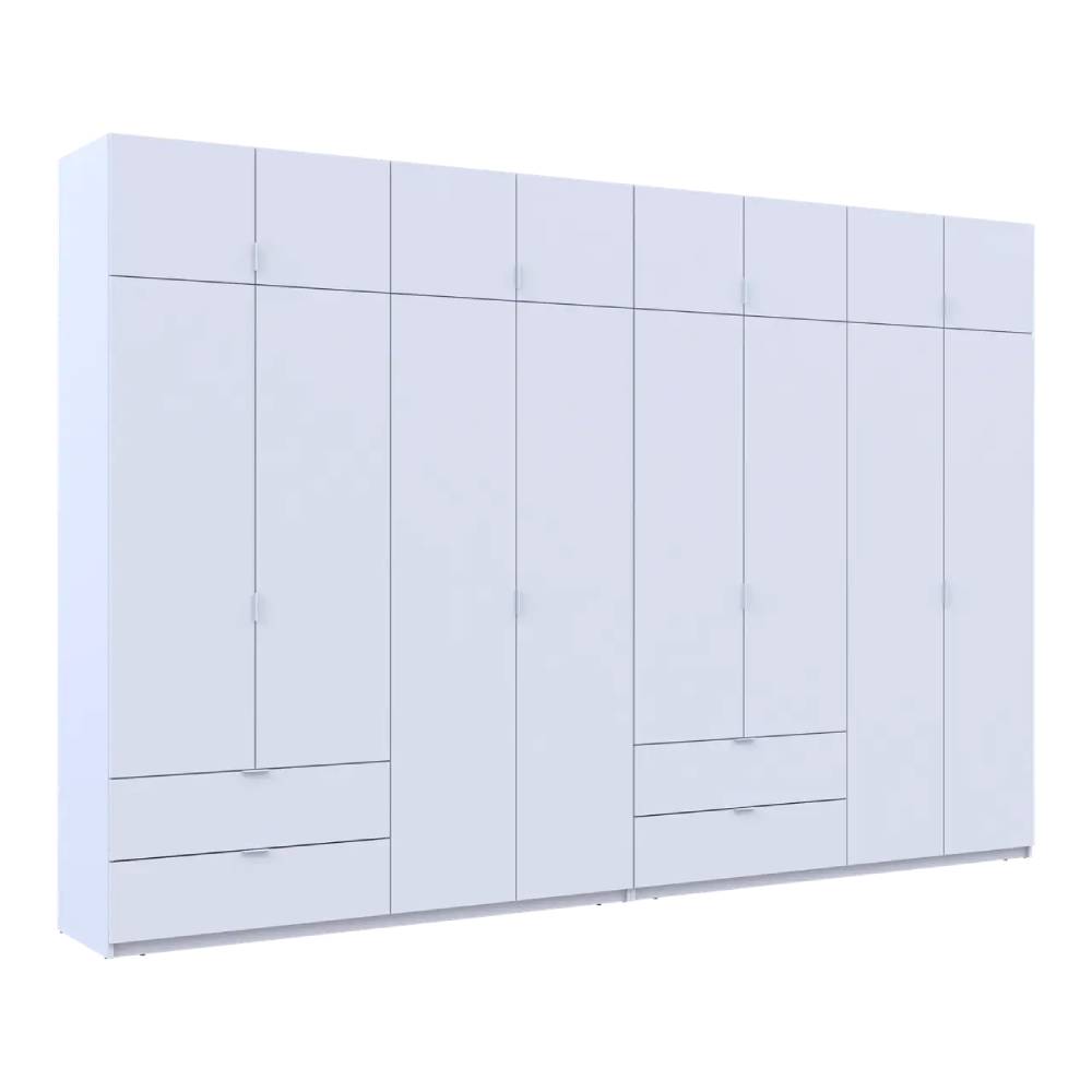 Шкаф для одежды Doros Лукас Белый 4+4 ДСП 360х50х240 DRS-011692 (42005142)