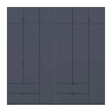 Шкаф для одежды Doros Лукас Графит 3+3 ДСП 240х50х240 DRS-011693 (42005109)